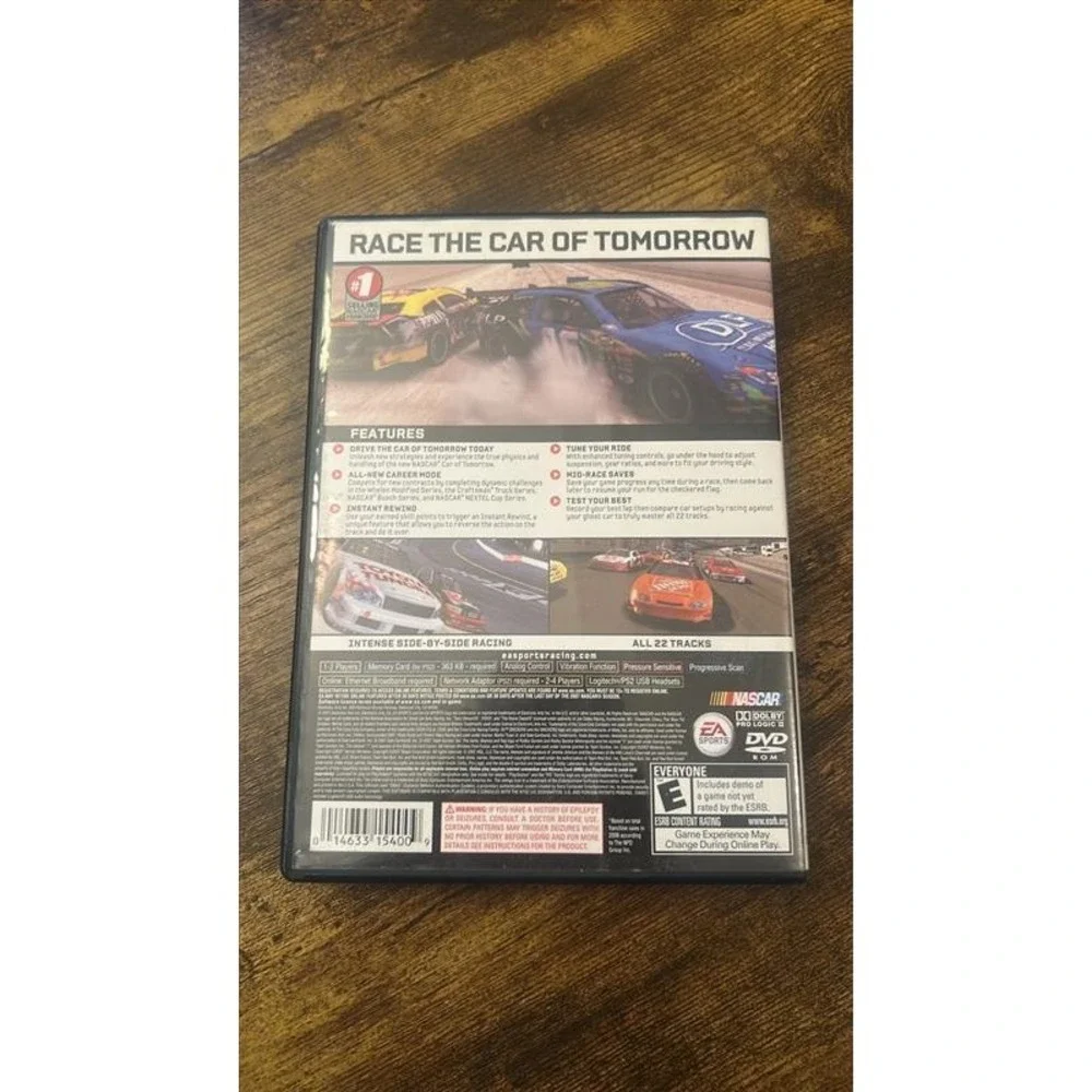 NASCAR 08 Sony PlayStation 2 PS2 EA Sports Racing Game Complete CIB Tony Stewart